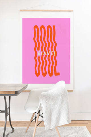 Morgan Elise Sevart cool beans Art Print And Hanger