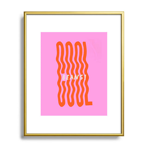 Morgan Elise Sevart cool beans Metal Framed Art Print