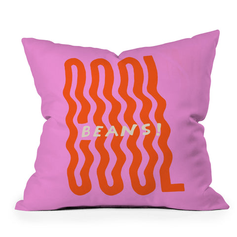 Morgan Elise Sevart cool beans Throw Pillow