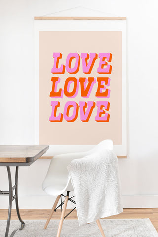 Morgan Elise Sevart much love Art Print And Hanger