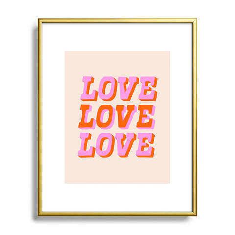 Morgan Elise Sevart much love Metal Framed Art Print
