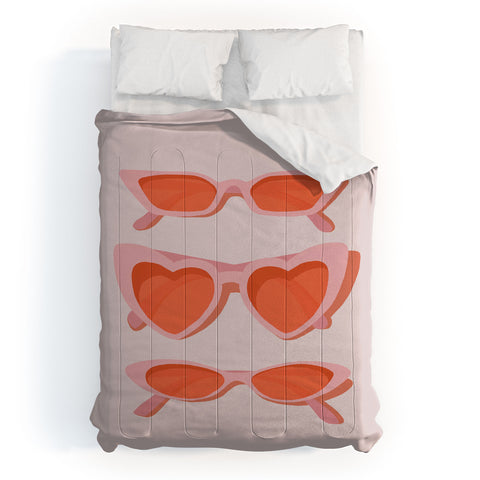 Morgan Elise Sevart rose tinted Comforter