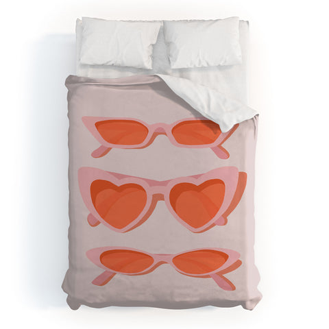 Morgan Elise Sevart rose tinted Duvet Cover