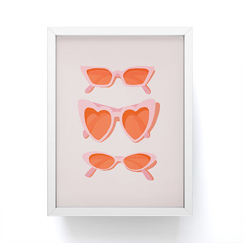 Morgan Elise Sevart rose tinted Framed Mini Art Print