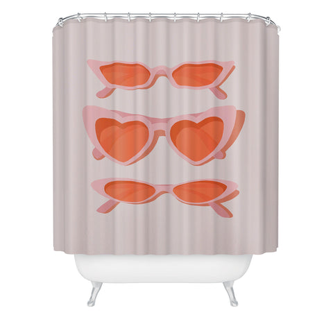 Morgan Elise Sevart rose tinted Shower Curtain