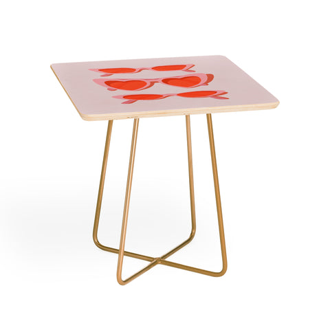 Morgan Elise Sevart rose tinted Side Table