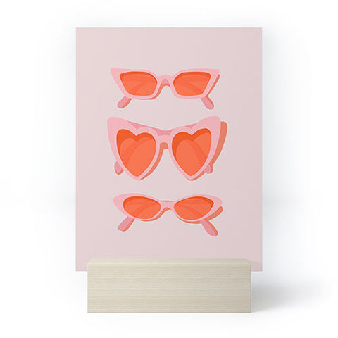 Morgan Elise Sevart rose tinted Mini Art Print