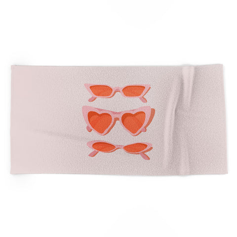 Morgan Elise Sevart rose tinted Beach Towel