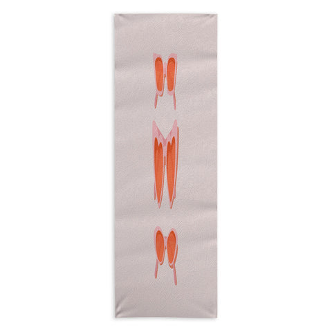 Morgan Elise Sevart rose tinted Yoga Towel
