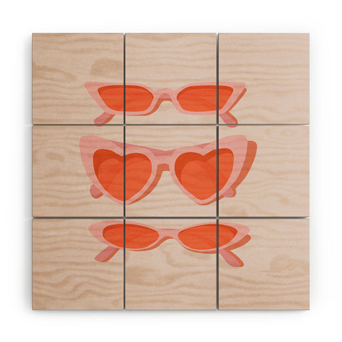 Morgan Elise Sevart rose tinted Wood Wall Mural