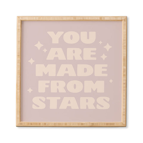 Morgan Elise Sevart star formed Framed Wall Art