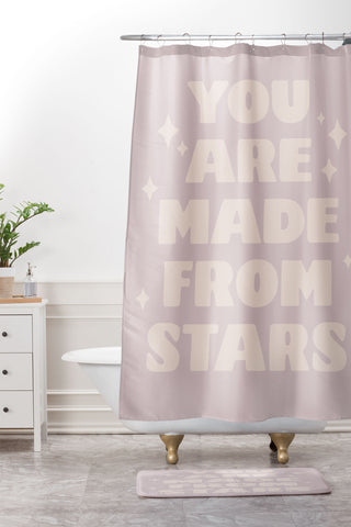 Morgan Elise Sevart star formed Shower Curtain And Mat