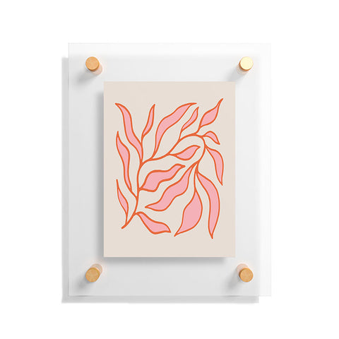 Morgan Elise Sevart sweet pea pink Floating Acrylic Print