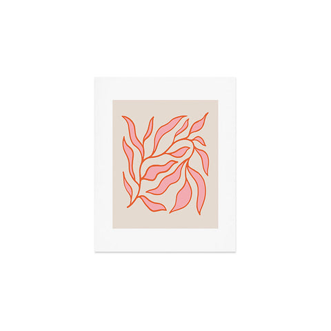 Morgan Elise Sevart sweet pea pink Art Print