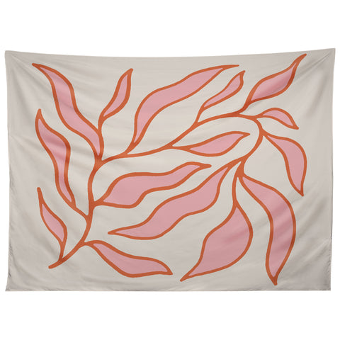 Morgan Elise Sevart sweet pea pink Tapestry