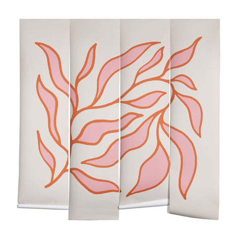 Morgan Elise Sevart sweet pea pink Wall Mural