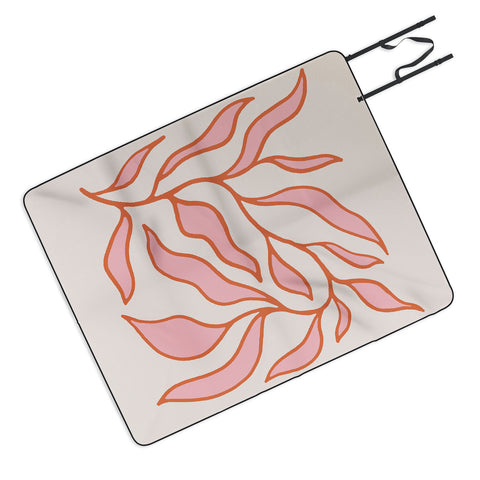 Morgan Elise Sevart sweet pea pink Picnic Blanket