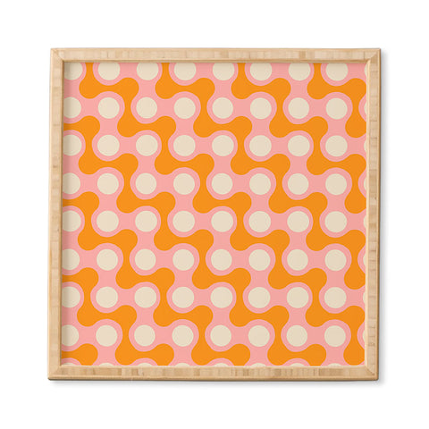 Morgan Elise Sevart swell squiggles Framed Wall Art