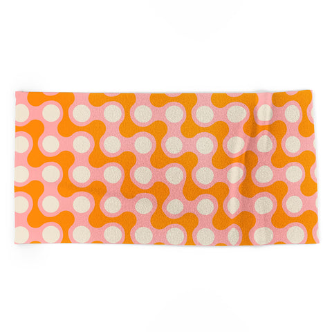 Morgan Elise Sevart swell squiggles Beach Towel