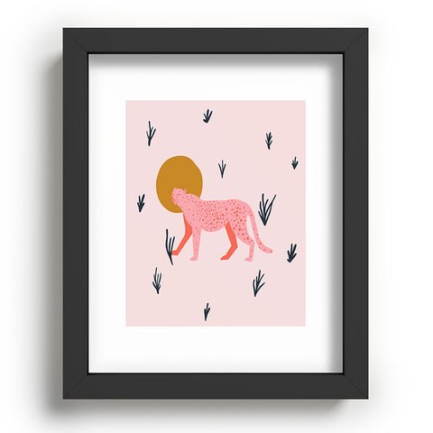 Morgan Elise Sevart trot cat Recessed Framing Rectangle