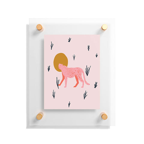 Morgan Elise Sevart trot cat Floating Acrylic Print