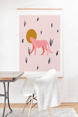 Morgan Elise Sevart trot cat Art Print And Hanger