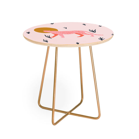 Morgan Elise Sevart trot cat Round Side Table