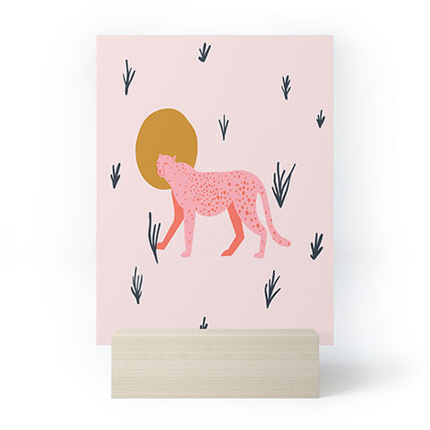 Morgan Elise Sevart trot cat Mini Art Print