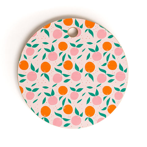 Morgan Elise Sevart vitamin C pink Cutting Board Round