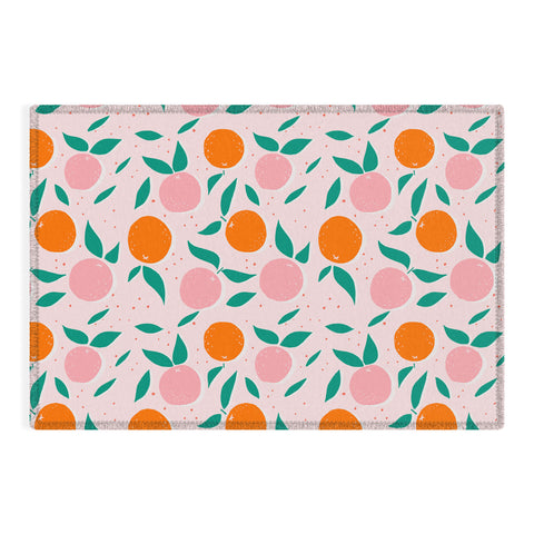 Morgan Elise Sevart vitamin C pink Outdoor Rug