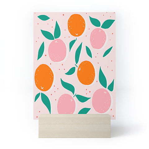 Morgan Elise Sevart vitamin C pink Mini Art Print