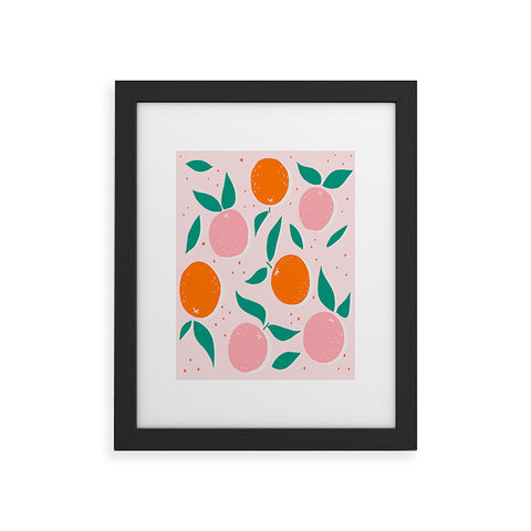 Morgan Elise Sevart vitamin C pink Framed Art Print