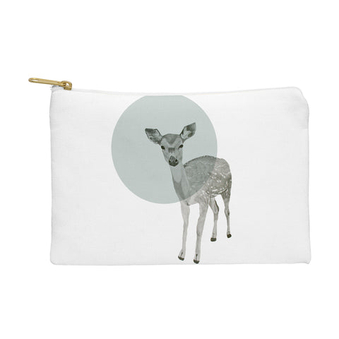 Morgan Kendall aqua deer Pouch