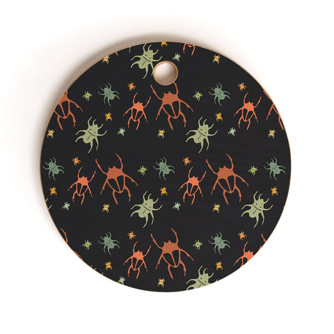 Morgan Kendall beetlejuice Cutting Board Round