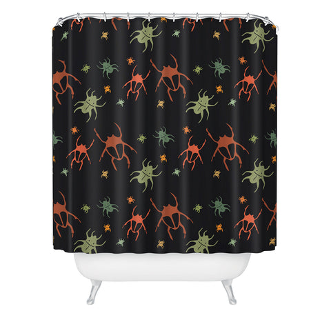 Morgan Kendall beetlejuice Shower Curtain