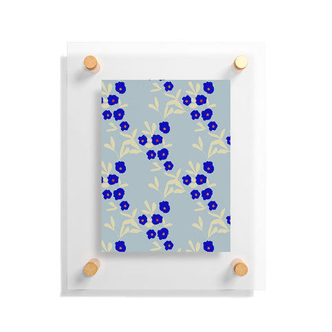 Morgan Kendall blue bells Floating Acrylic Print