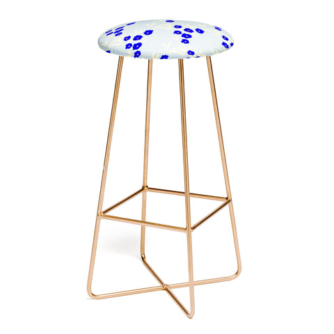 Morgan Kendall blue bells Bar Stool