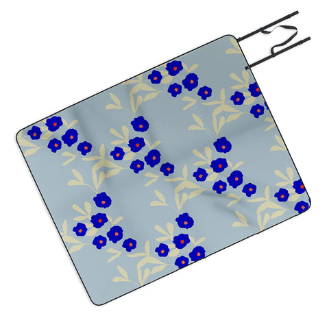 Morgan Kendall blue bells Picnic Blanket