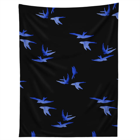 Morgan Kendall blue birds Tapestry