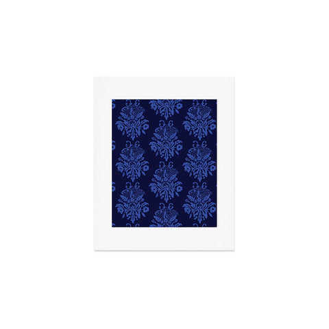 Morgan Kendall blue lace Art Print