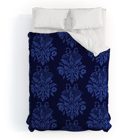 Morgan Kendall blue lace Comforter