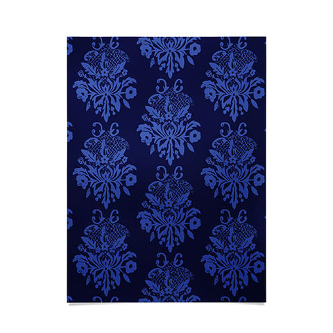 Morgan Kendall blue lace Poster