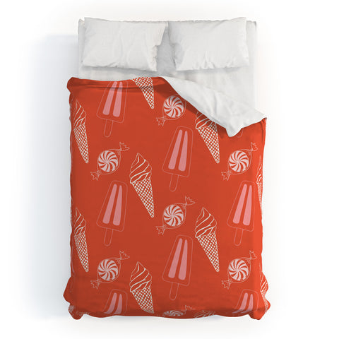 Morgan Kendall candy and sweets Duvet Cover