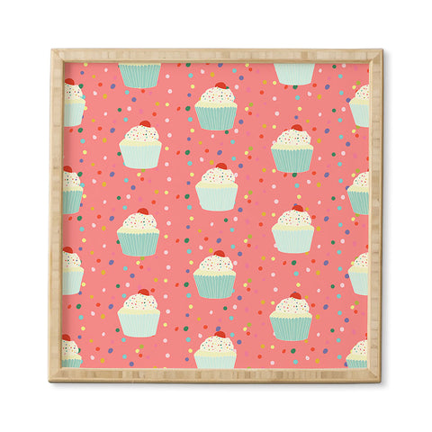 Morgan Kendall cupcakes and sprinkles Framed Wall Art