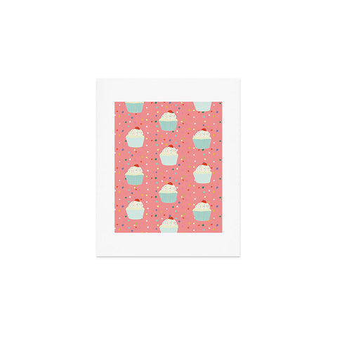 Morgan Kendall cupcakes and sprinkles Art Print