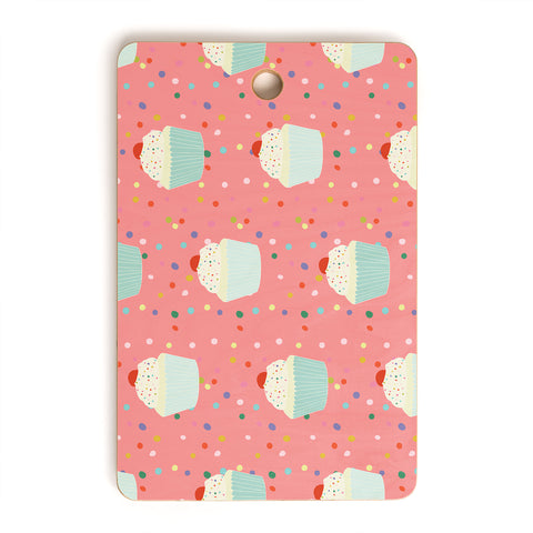 Morgan Kendall cupcakes and sprinkles Cutting Board Rectangle