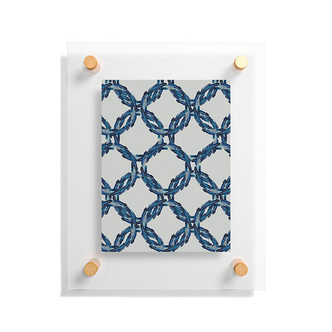 Morgan Kendall feather wreaths Floating Acrylic Print