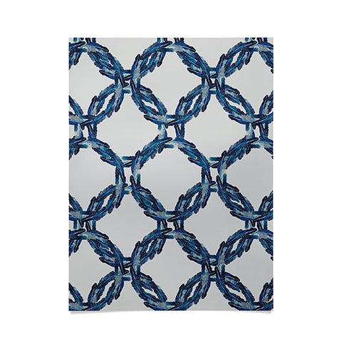 Morgan Kendall feather wreaths Poster