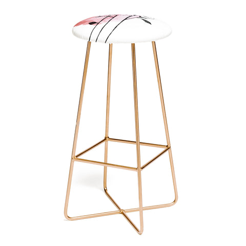 Morgan Kendall garden roses Bar Stool