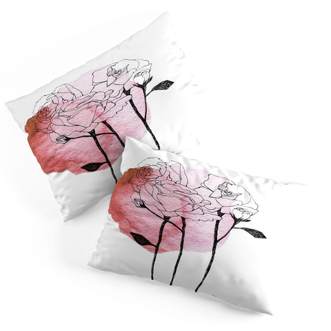 Morgan Kendall garden roses Pillow Shams